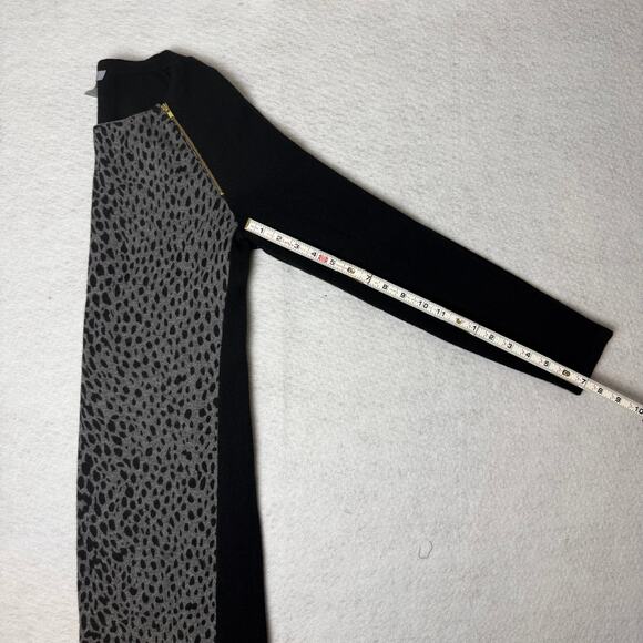 Hayden Cashmere Dress - Black and Grey Animal Print - Picture 7 of 8